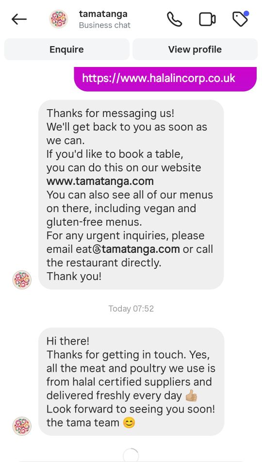 Is Tamatanga Halal?